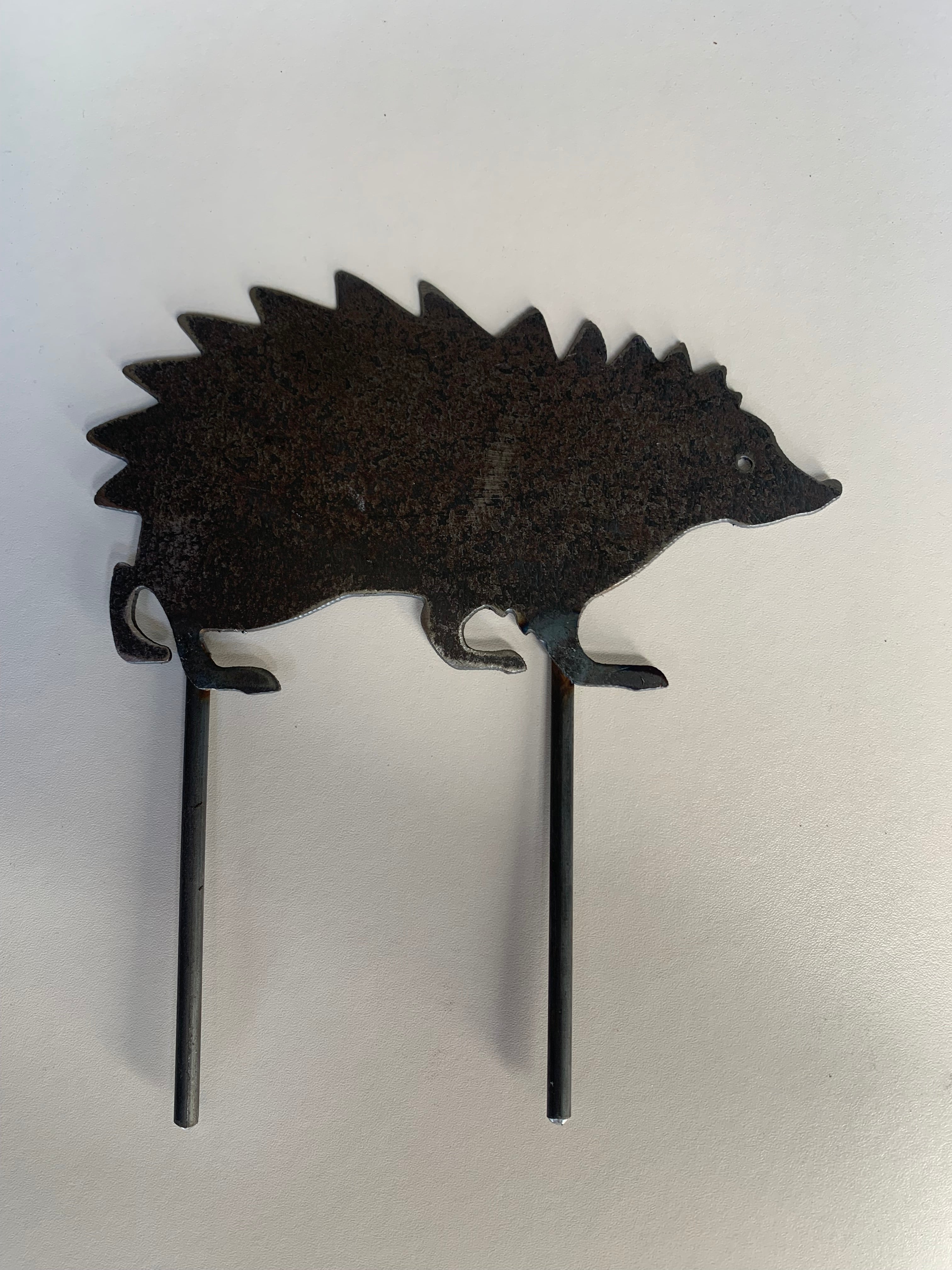 Metal Hedgehog Garden Silhouette