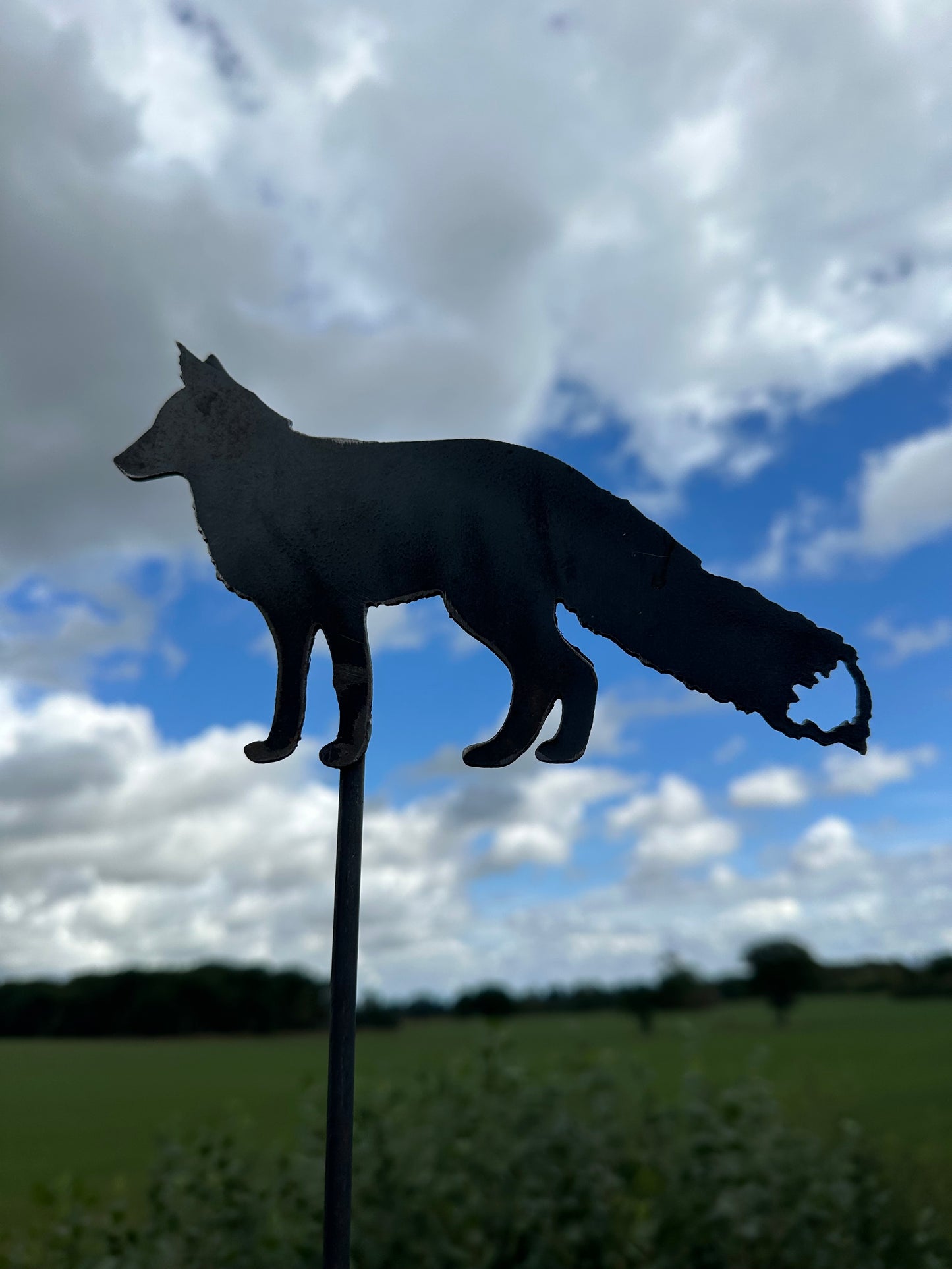 Standing Fox Garden Stake