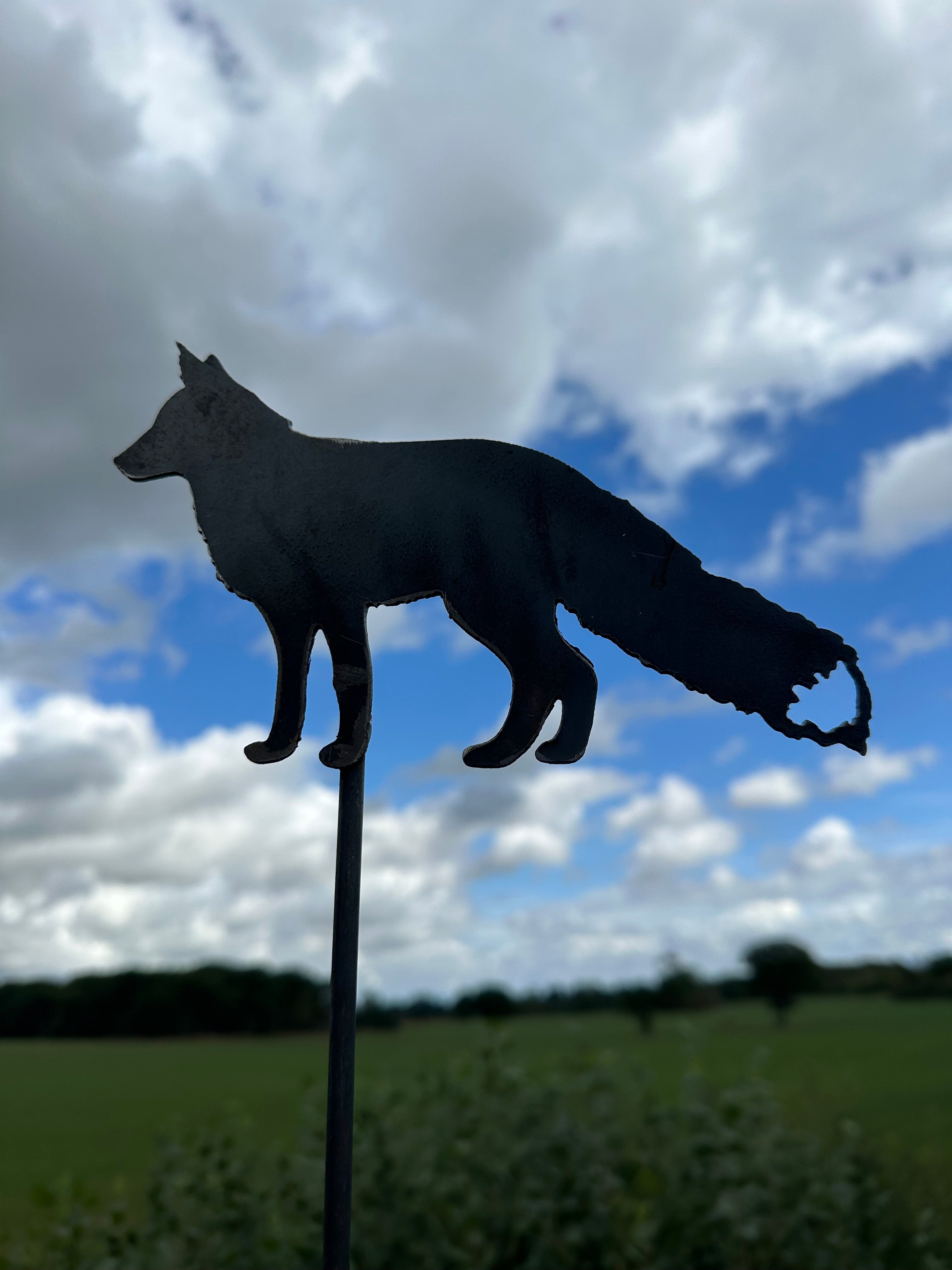 Standing Fox Garden Stake