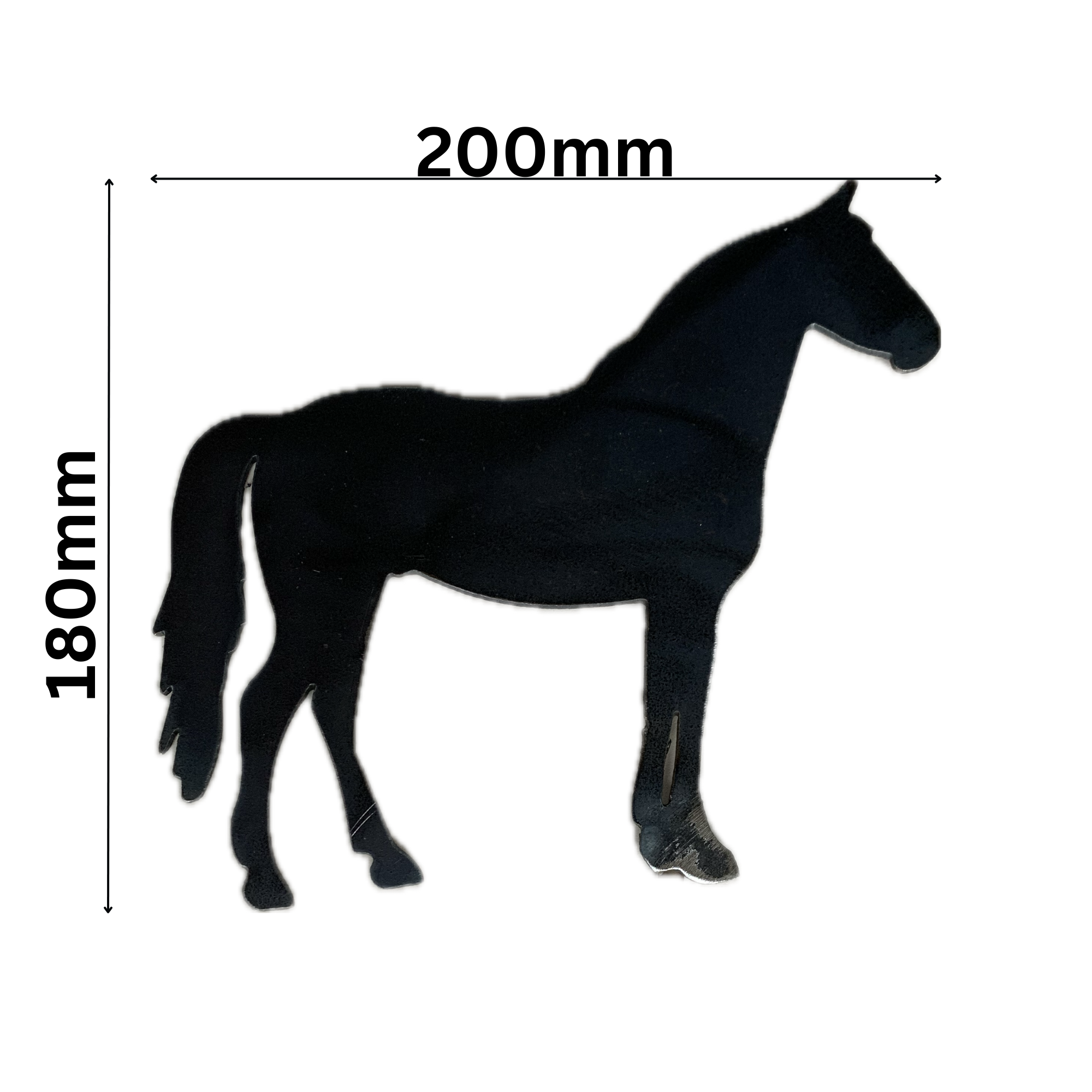 Metal Horse on a Stake