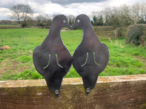 Lovebirds Fence Topper