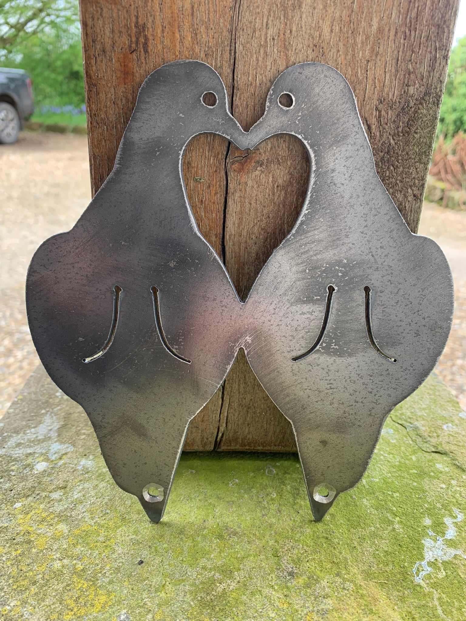 Lovebirds Fence Topper