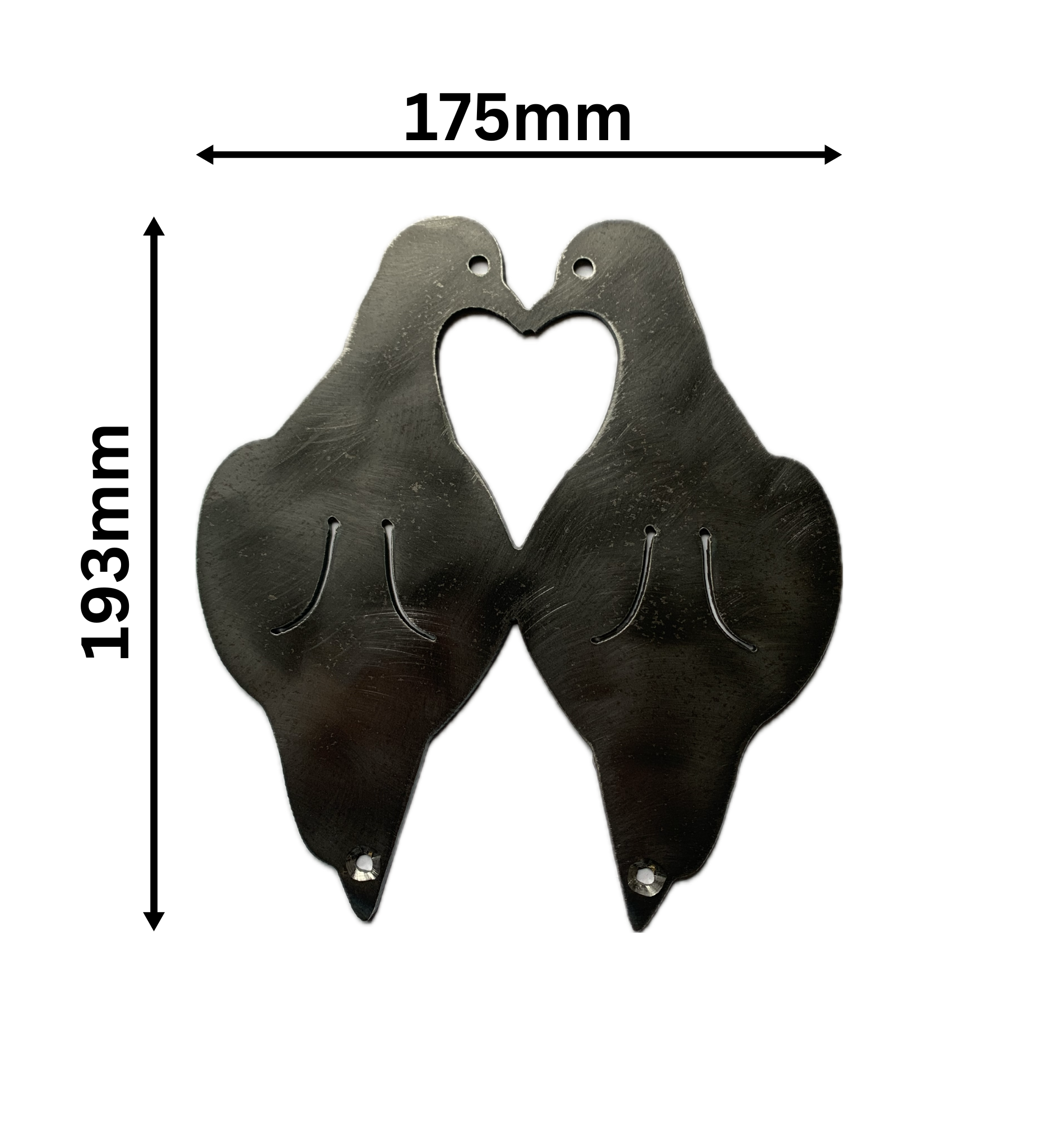 Lovebirds Fence Topper